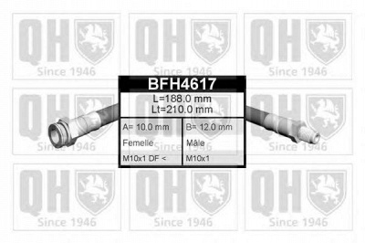 QUINTON HAZELL bfh4617 -  Тормозной шланг